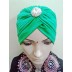 Turban caps-Green