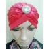 Turban caps-Pink