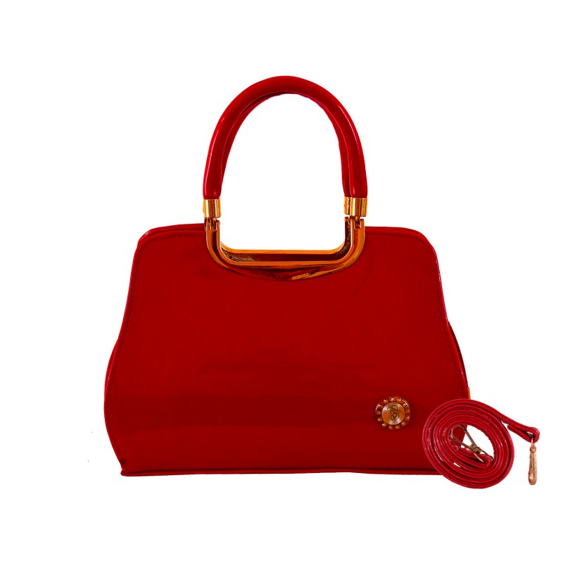 Hileder Red Hand-held Bag Genuine Leather Shoulder Tote Purse Satchel Sling  Messenger Crossbody Bag for Women & Girls | Medium Size | Red Red - Price  in India | Flipkart.com
