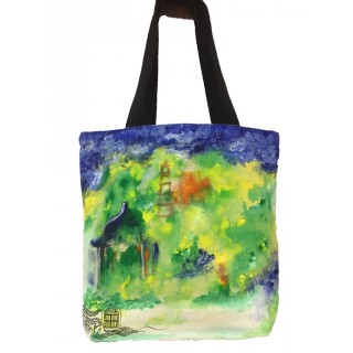 Ladies tote bag- Canvas painted