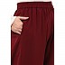 Loose fit Palazzo for women- Maroon