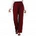Loose fit Palazzo for women- Maroon