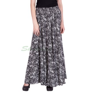 Long skirt- Mix print