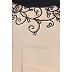 Flared abaya with embroidery work- Cream Flared abaya with embroidery work- Cream