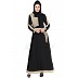 A-line dual color abaya with a belt A-line dual color abaya with a belt