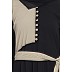 A-line dual color abaya with a belt A-line dual color abaya with a belt