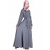 Grey large flare Wintex Abaya - Nidha fabric Grey large flare Wintex Abaya - Nidha fabric