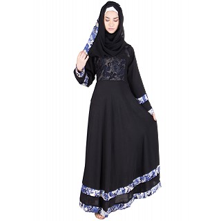 Abaya- Black umbrella cut