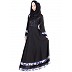 Abaya- Black umbrella cut