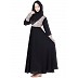 Abaya- Gown style in black colored Abaya- Gown style in black colored