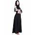 Abaya- Gown style in black colored Abaya- Gown style in black colored