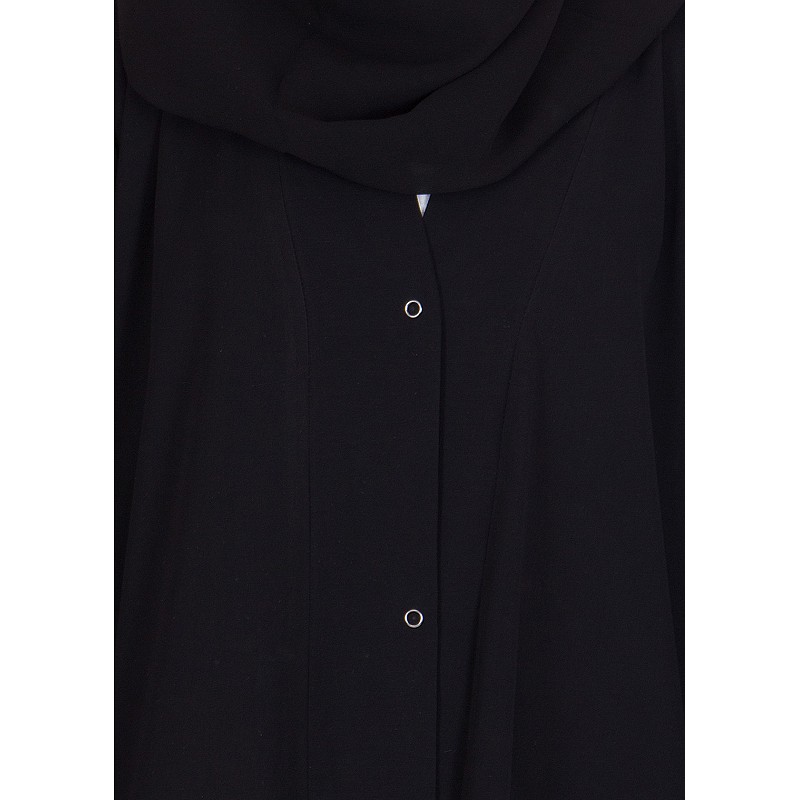 burkha front open