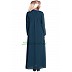 Front open zipper abaya- Teal Green Front open zipper abaya- Teal Green