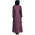 A-line abaya with patchwork- Purple A-line abaya with patchwork- Purple