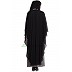 Kaftan abaya with patchwork- Black-Grey Kaftan abaya with patchwork- Black-Grey
