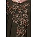Umbrella abaya with embroidery