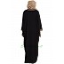 Kaftan abaya in Afghani style- Black Kaftan abaya in Afghani style- Black