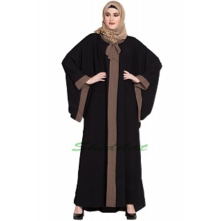 Kaftan abaya in Afghani style- Black