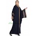 Kaftan abaya in Afghani style- Navy Blue Kaftan abaya in Afghani style- Navy Blue