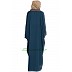 Kaftan abaya in Afghani style- Blue color