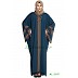 Kaftan abaya in Afghani style- Blue color
