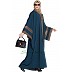 Kaftan abaya in Afghani style- Blue color