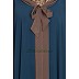 Kaftan abaya in Afghani style- Blue color
