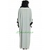 Kaftan abaya in Afghani style- Sea Green