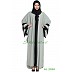 Kaftan abaya in Afghani style- Sea Green
