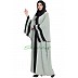 Kaftan abaya in Afghani style- Sea Green