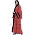 Afghani Kaftan abaya- Rust color
