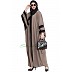 Kaftan abaya in Afghani style- Beige color Kaftan abaya in Afghani style- Beige color