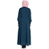 Front open designer abaya- Teal Green Front open designer abaya- Teal Green