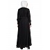 Designer Flared abaya- Black Designer Flared abaya- Black