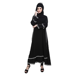 Double layered abaya- Islamic dress for women