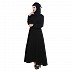 A-line Burqa in black color A-line Burqa in black color