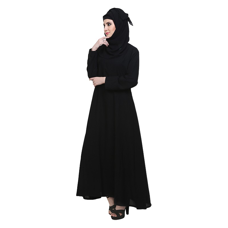 A- shaped Burqa with hijab shopping online | Shiddat.com