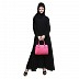 A-line Burqa in black color A-line Burqa in black color