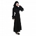 Flared abaya with designer sleeves Flared abaya with designer sleeves