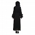 Flared abaya with designer sleeves Flared abaya with designer sleeves