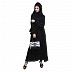 Flared abaya with designer sleeves Flared abaya with designer sleeves