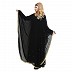 Bridal kaftan style abaya- Black