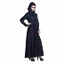 Flared Abaya- Navy Blue Flared Abaya- Navy Blue