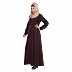 Flared abaya- Maroon color Flared abaya- Maroon color