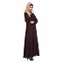 Flared abaya- Maroon color Flared abaya- Maroon color