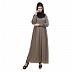 Abaya with pleated designer sleeves Abaya with pleated designer sleeves