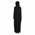Kaftan style abaya in Black lycra Kaftan style abaya in Black lycra