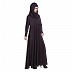 Flared pleated abaya- Purple Flared pleated abaya- Purple
