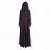 Flared pleated abaya- Purple Flared pleated abaya- Purple