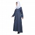 Denim A-Shaped Abaya